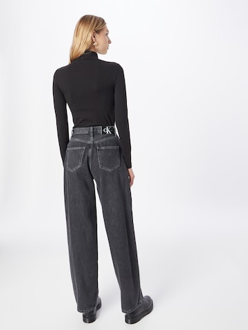 Calvin Klein Jeans Широки крачоли Дънки в сиво