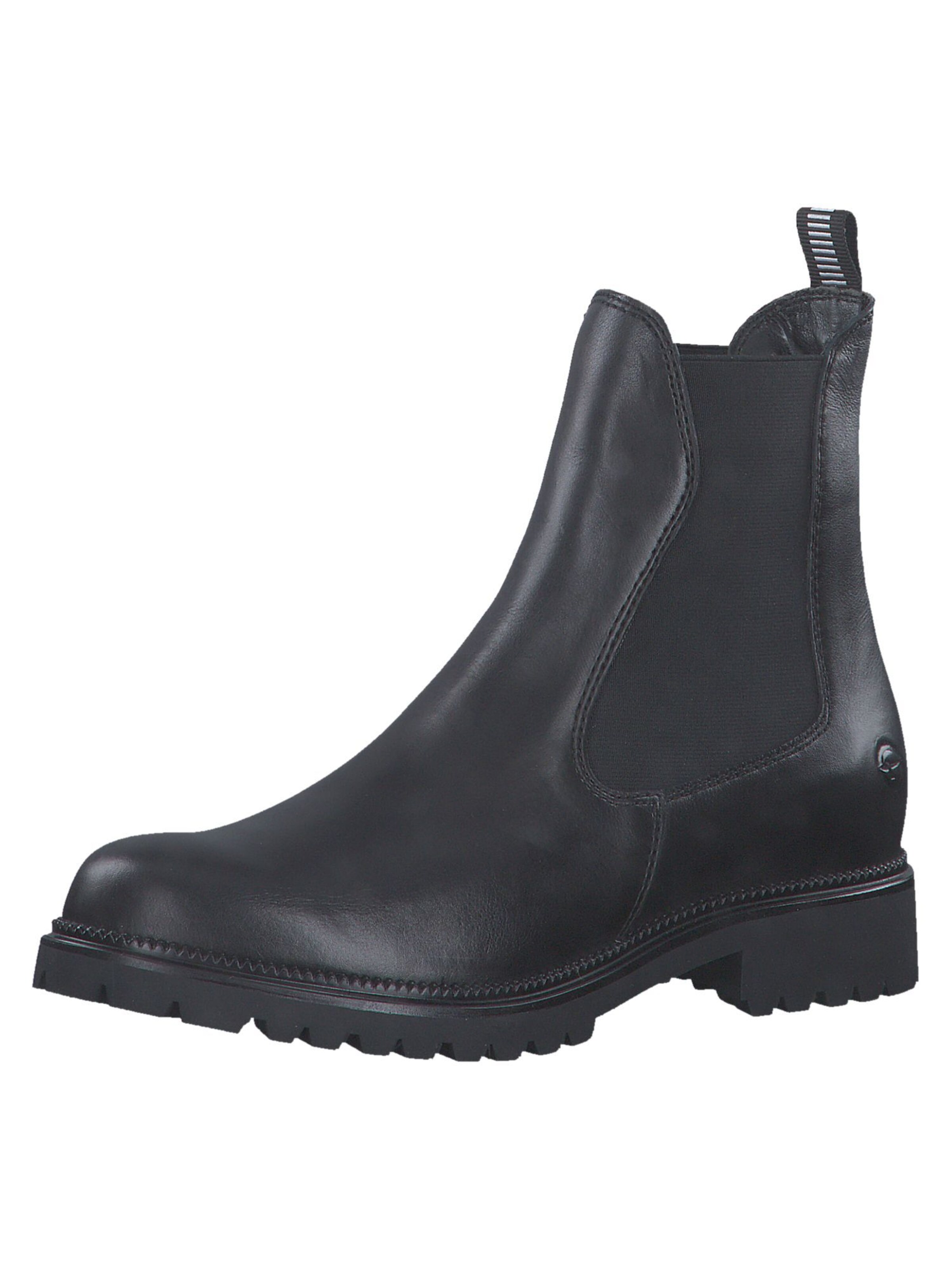 Tamaris Chelsea Boots in Black: front