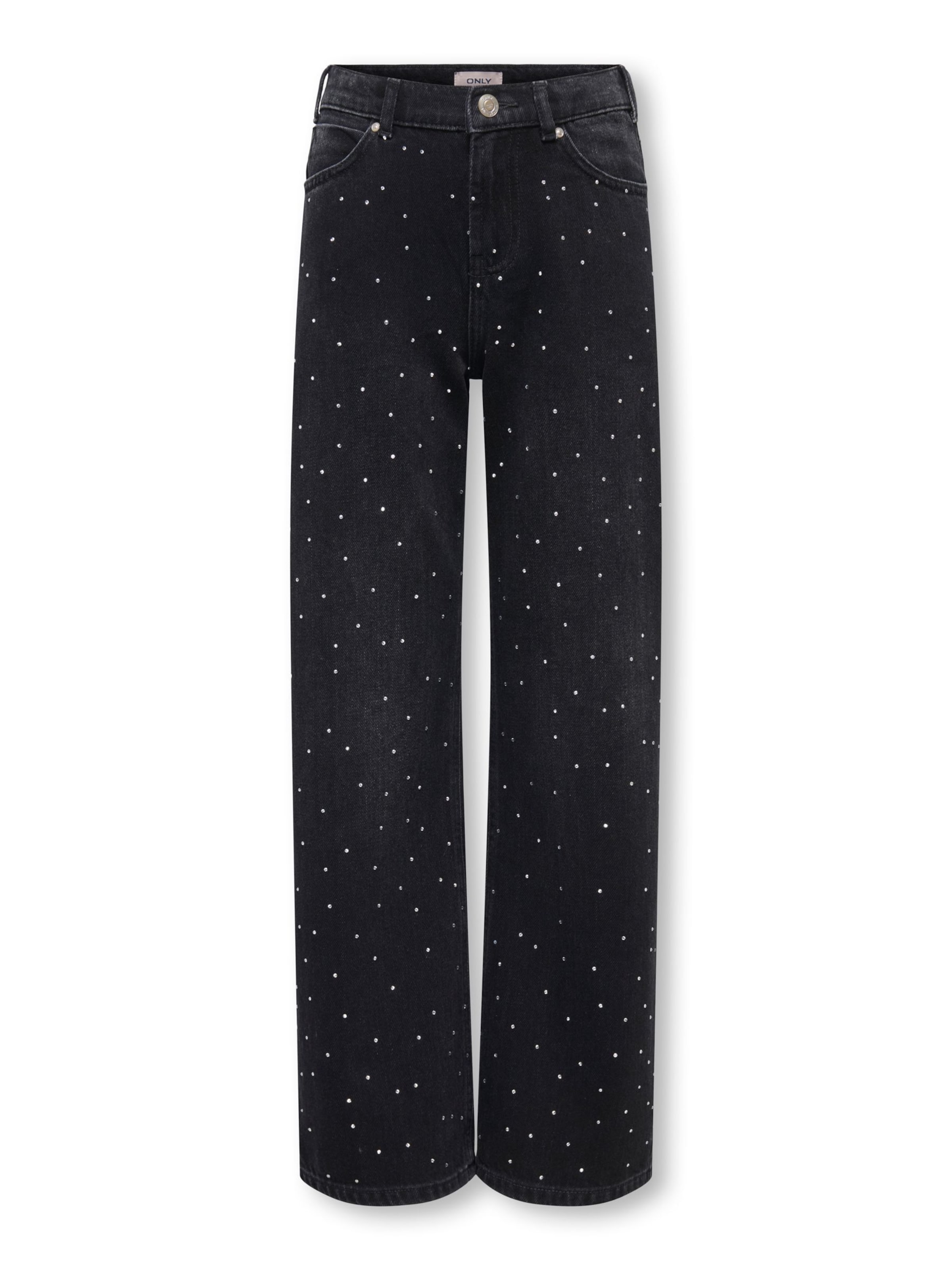 ONLY GIRLS Regular Jeans 'KOGCOBAIN' in Schwarz: Vorderseite