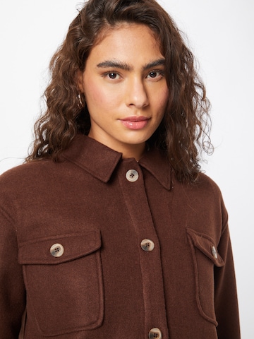 PIECES Between-Season Jacket 'Judy' in Brown