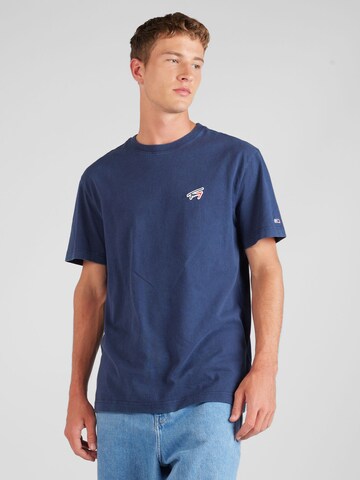 Tommy Jeans - Camisa em azul: frente