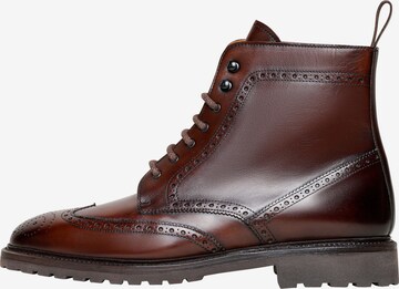 Henry Stevens Lace-Up Boots 'Winston FBDB' in Brown