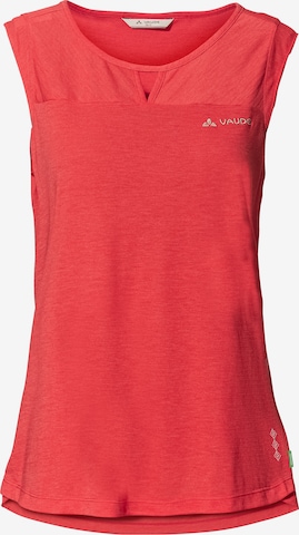 VAUDE Sporttop 'Skomer' in Rot: Vorderseite