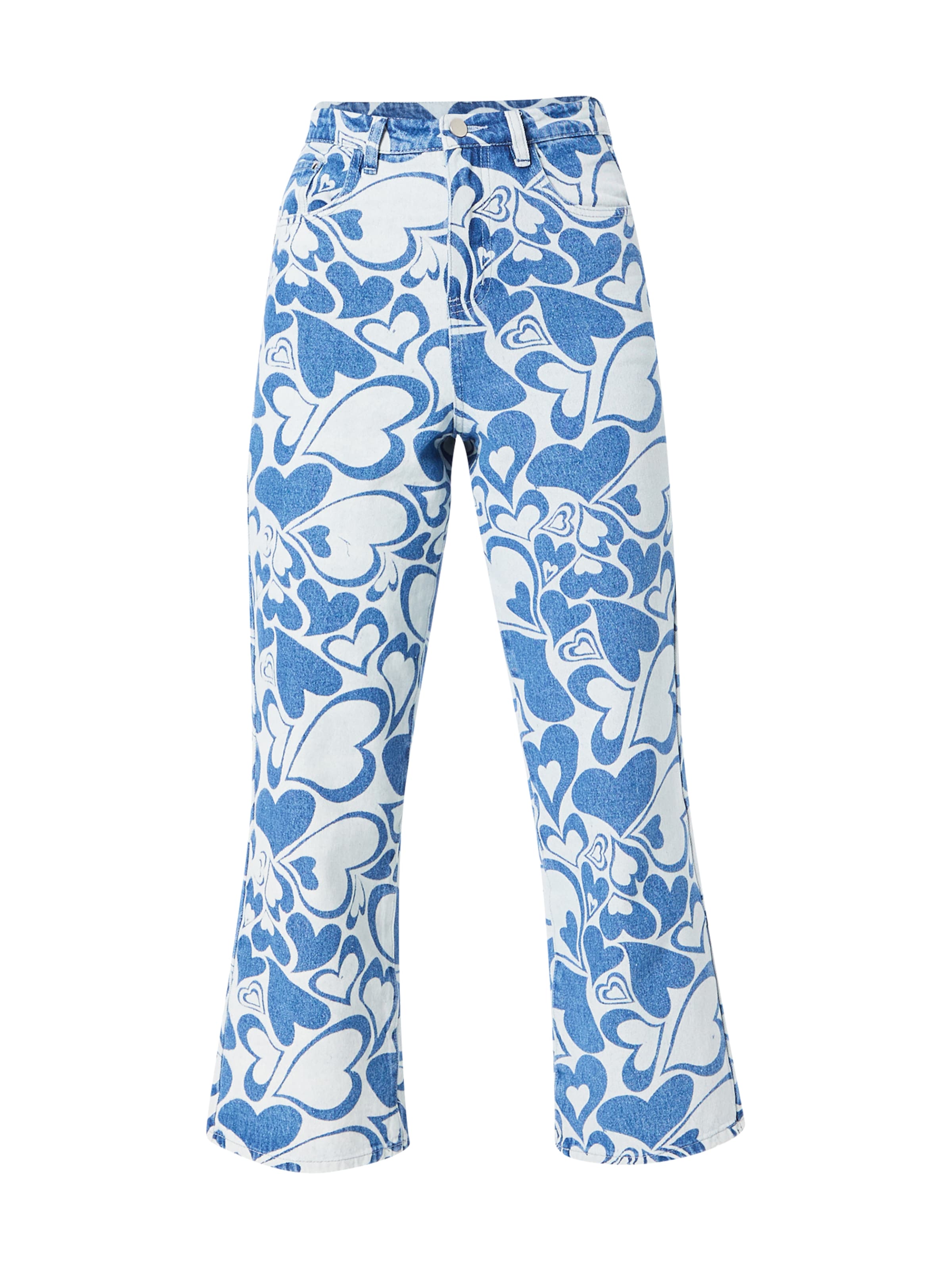 Largi Jeans de la Vintage Supply pe albastru: față