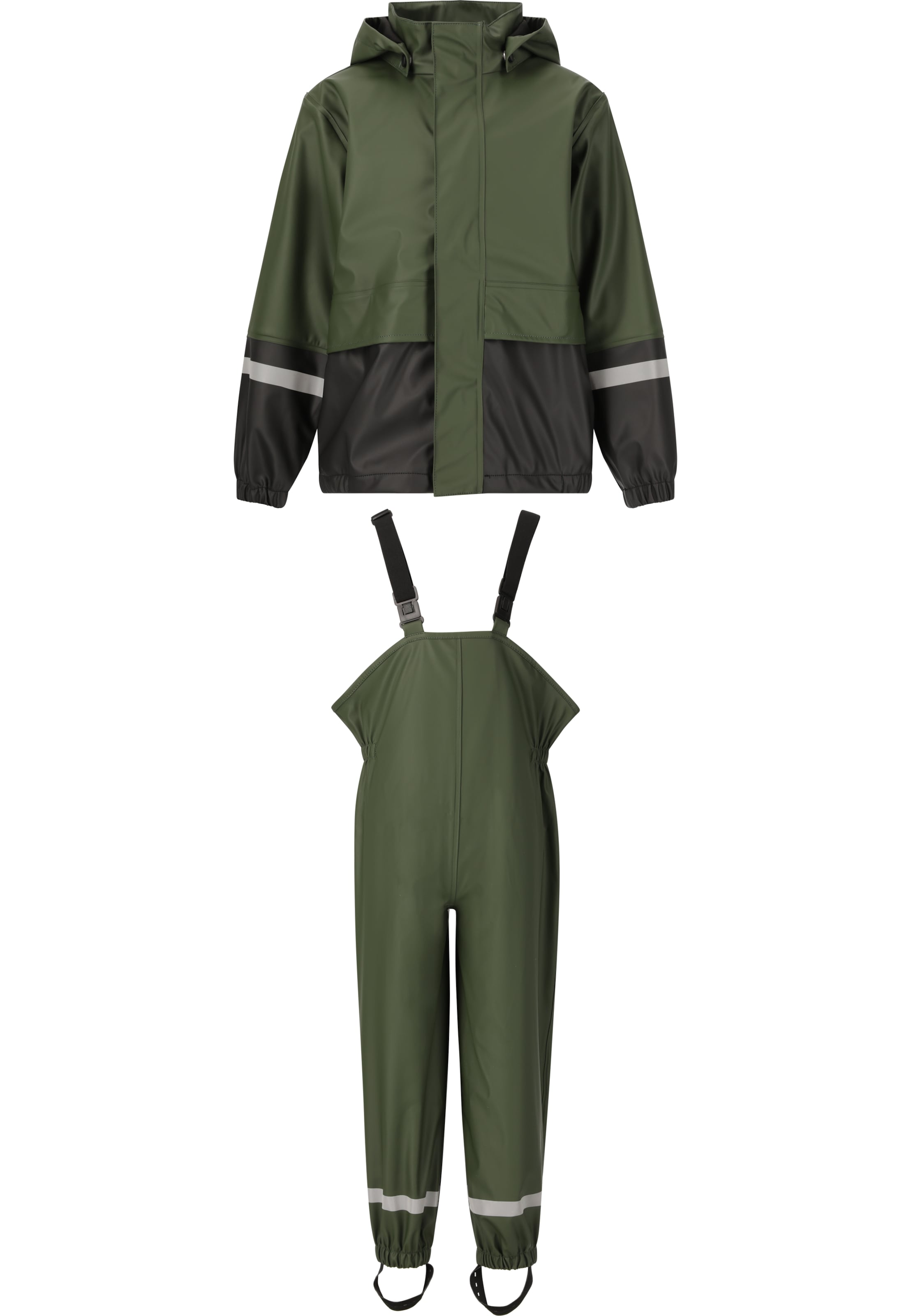 ZigZag Regenset 'Simba' in Grün: Vorderseite