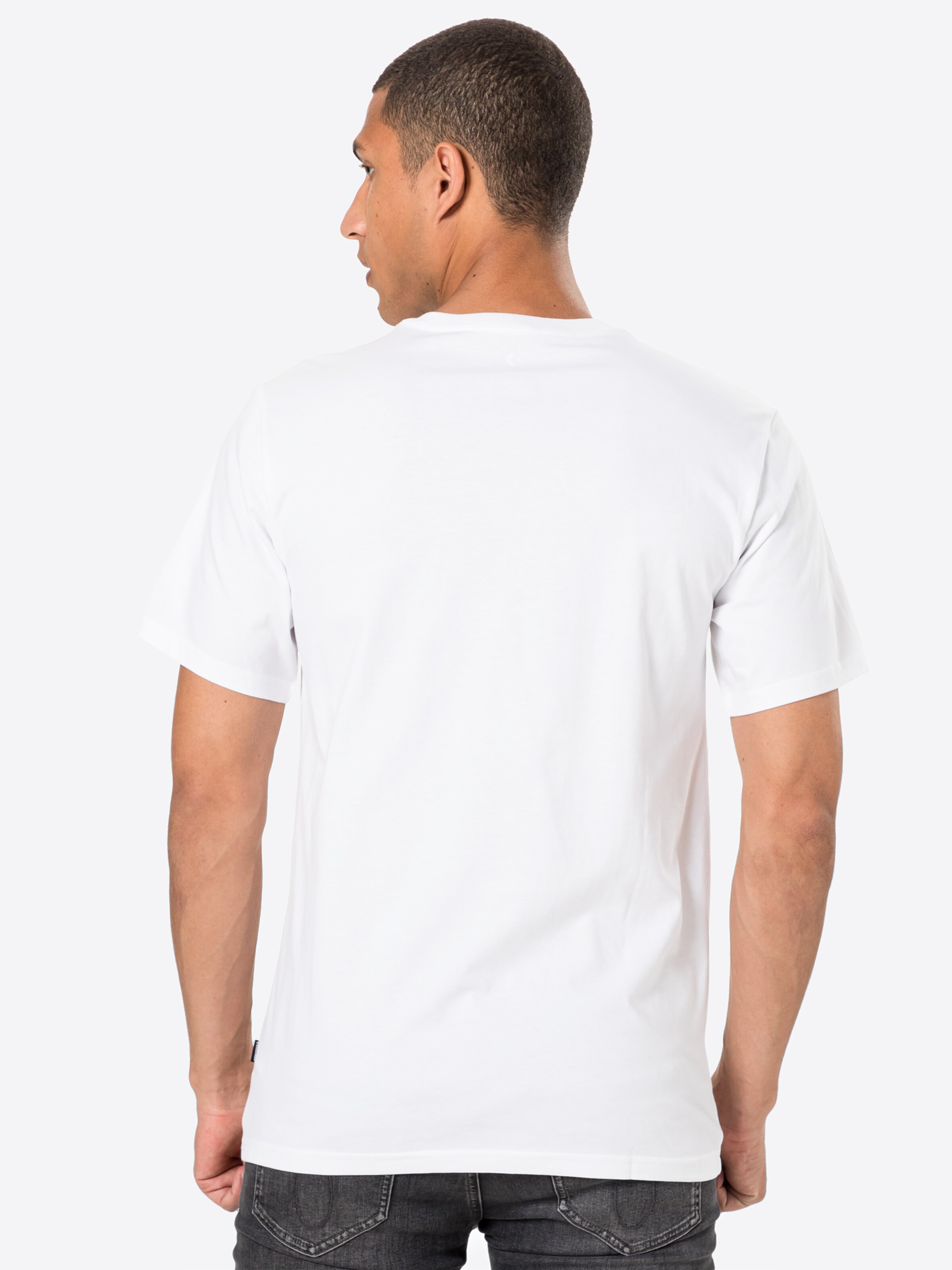 Männer Shirts CONVERSE T-Shirt in Weiß - ZD21810 Männer Shirts CONVERSE T-Shirt in Weiß - ZD21810