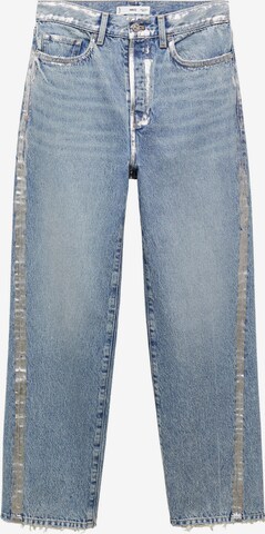 MANGO Regular Jeans 'Nicola' in Blauw: voorkant