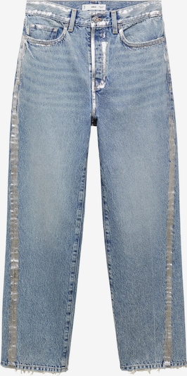 MANGO Jeans 'Nicola' in de kleur Blauw denim / Zilver, Productweergave