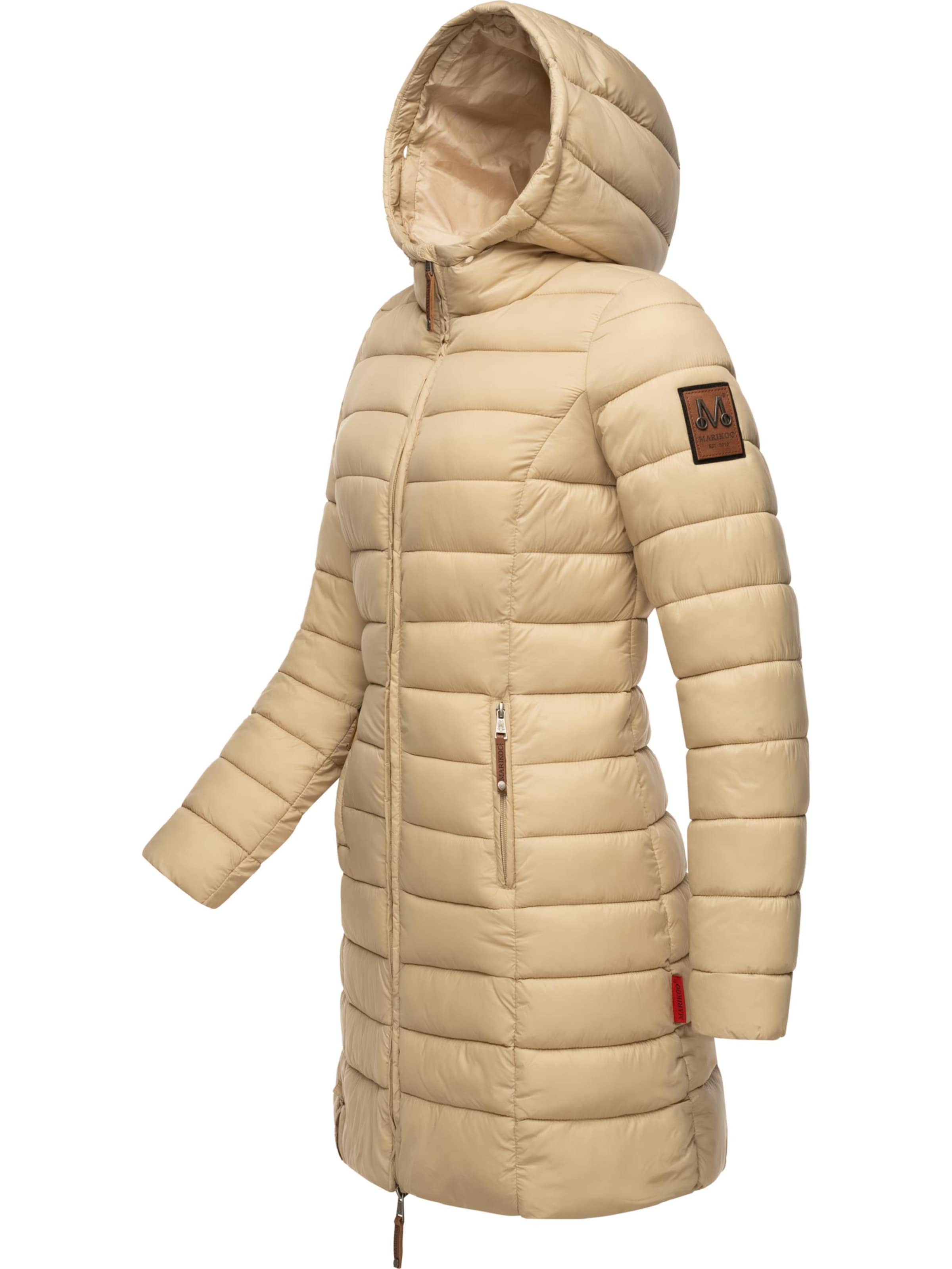 smėlio MARIKOO Žieminis paltas 'Rose'