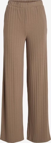 VILA Wide leg Pants 'NATHA' in Brown: front