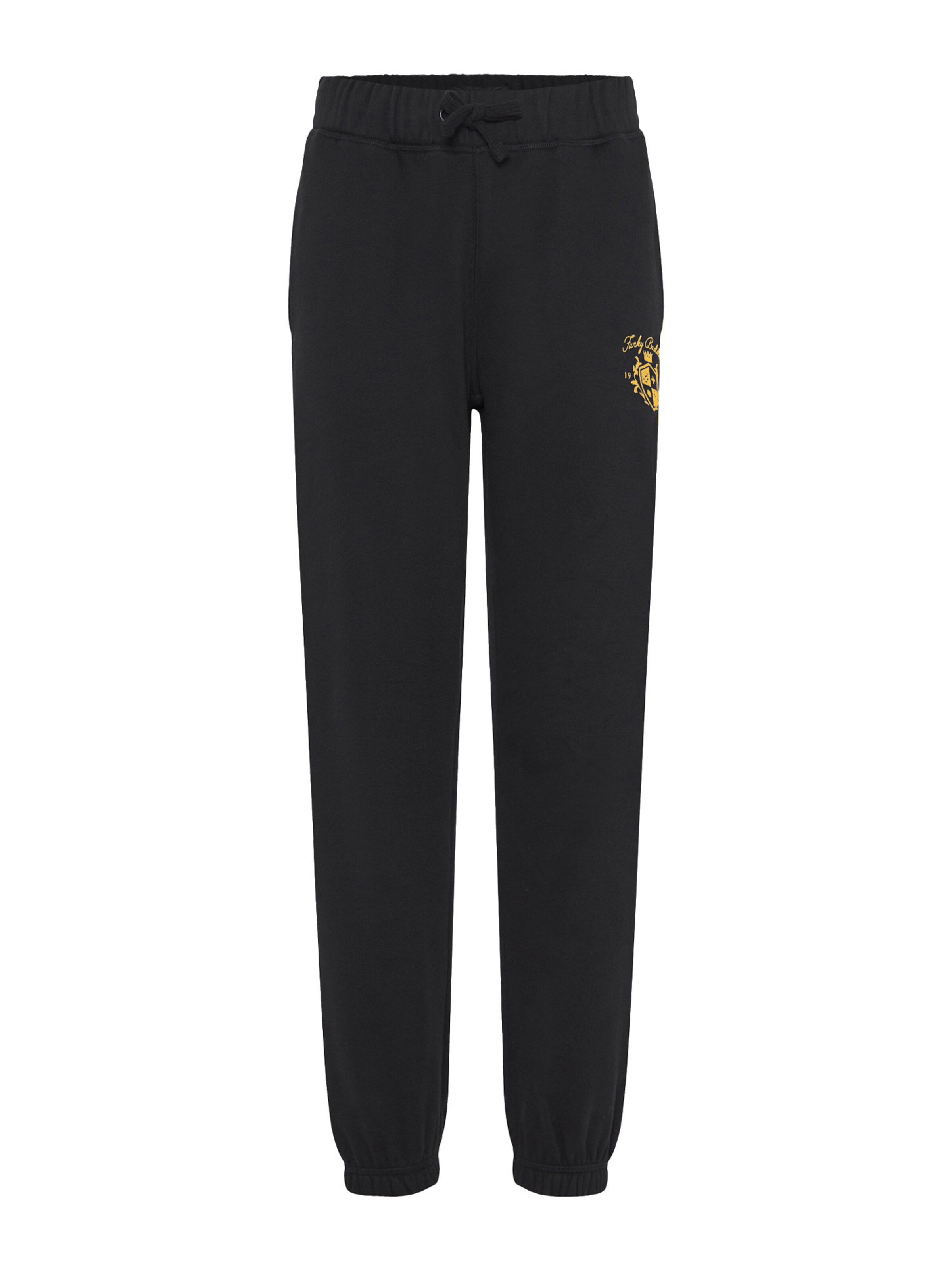 Funky Buddha Tapered Pants in Black: front