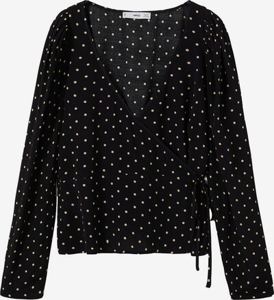 MANGO Bluza 'Topacio' u crna / bijela, Pregled proizvoda