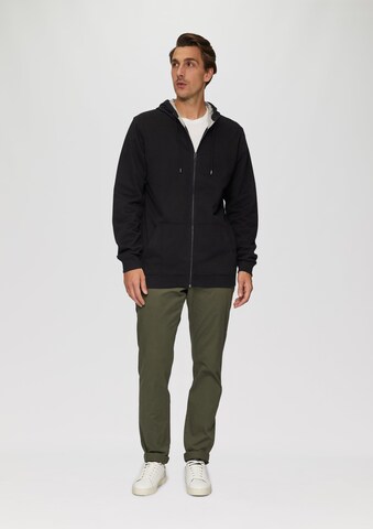s.Oliver Red Label Big & Tall - Sudadera con cremallera en negro