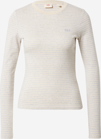 T-shirt 'LS Baby Tee' LEVI'S ® en beige : devant