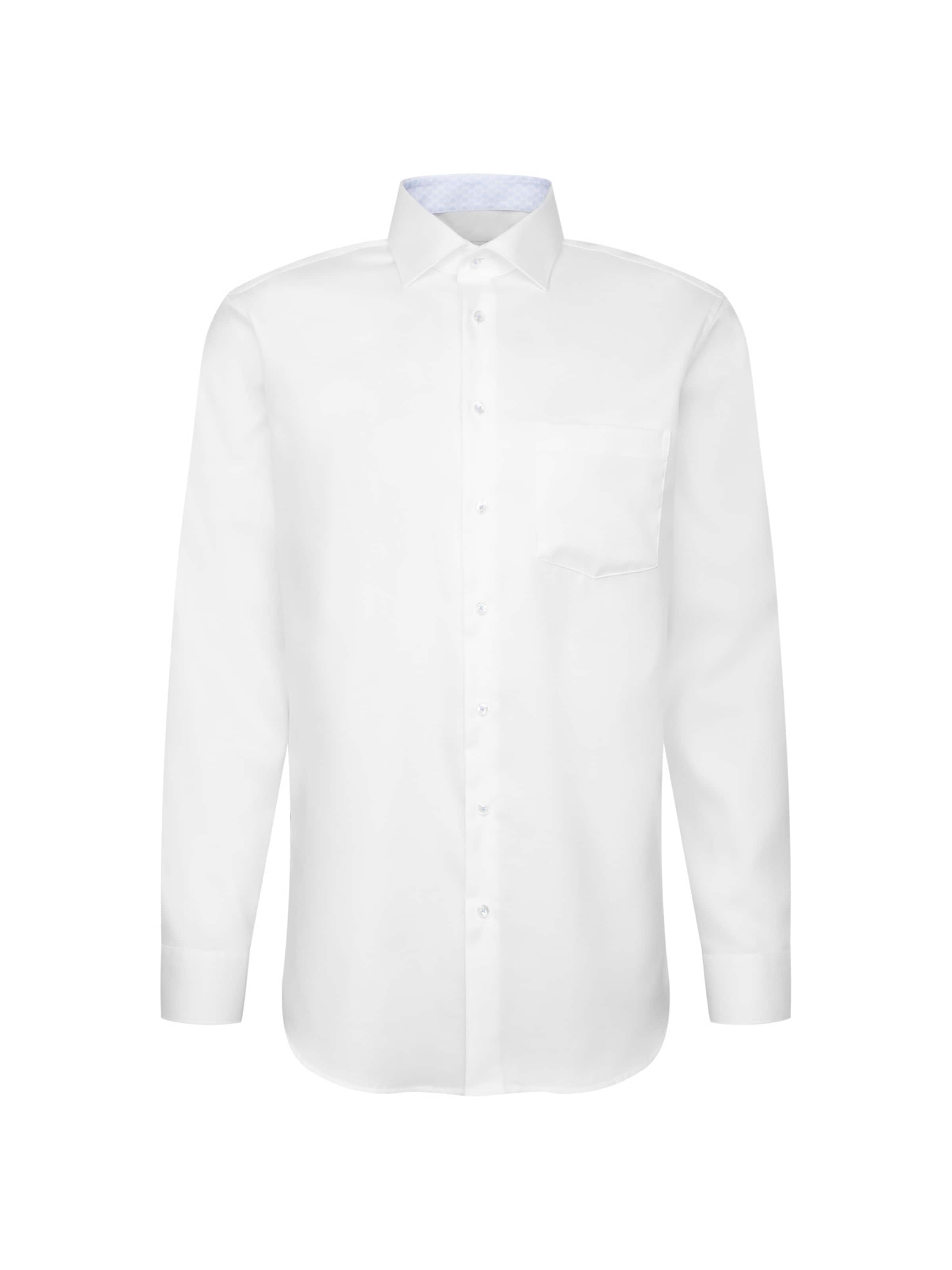 Chemise business 'Schwarze Rose' SEIDENSTICKER en blanc : devant