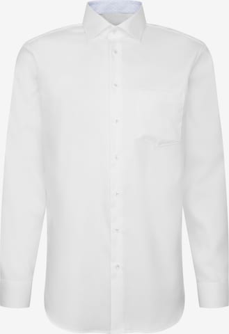 Chemise business 'Schwarze Rose' SEIDENSTICKER en blanc : devant