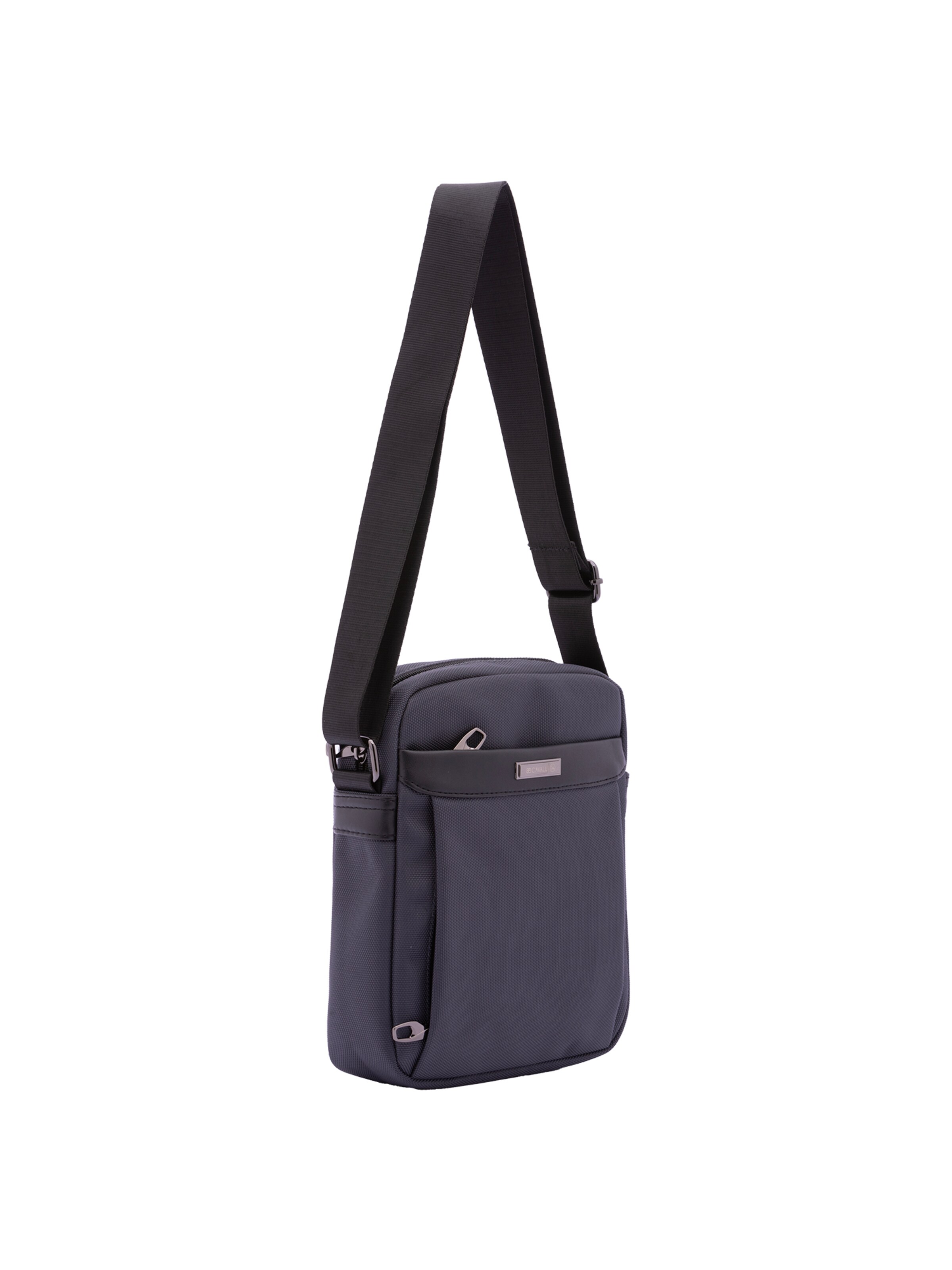 Borsa a tracolla 'Borsa a Tracolla Uomo B Cavalli Poliestere Zip' di B. Cavalli in grigio