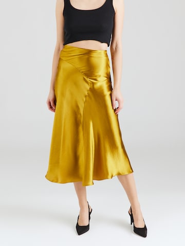 TOPSHOP Skirt in Yellow: front