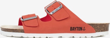 Bayton Pantoletter 'Atlas' i orange: forside