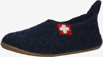 Living Kitzbühel Slippers in Blue: front