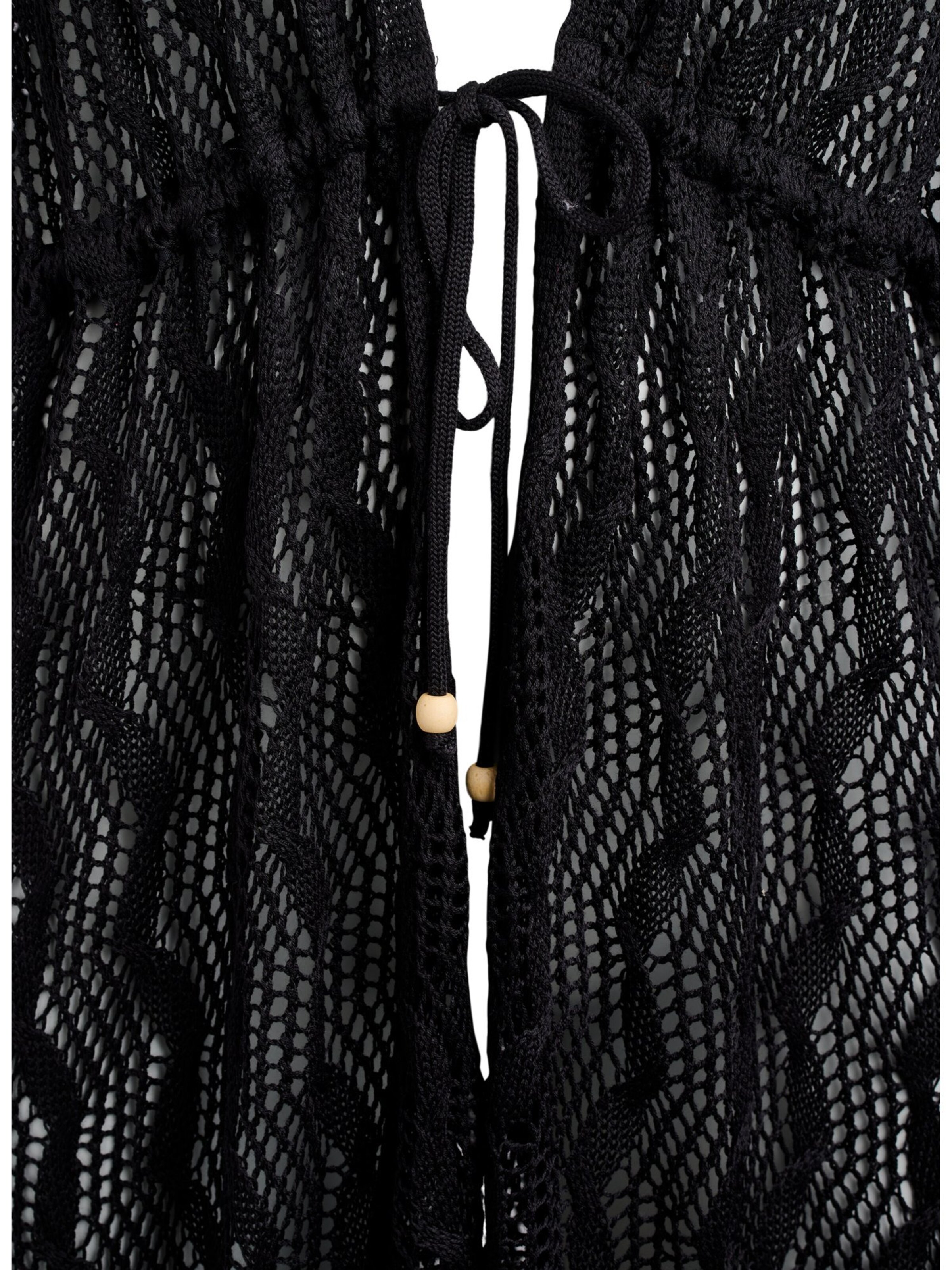 Swim by Zizzi Plážové šaty 'Smaper' – černá