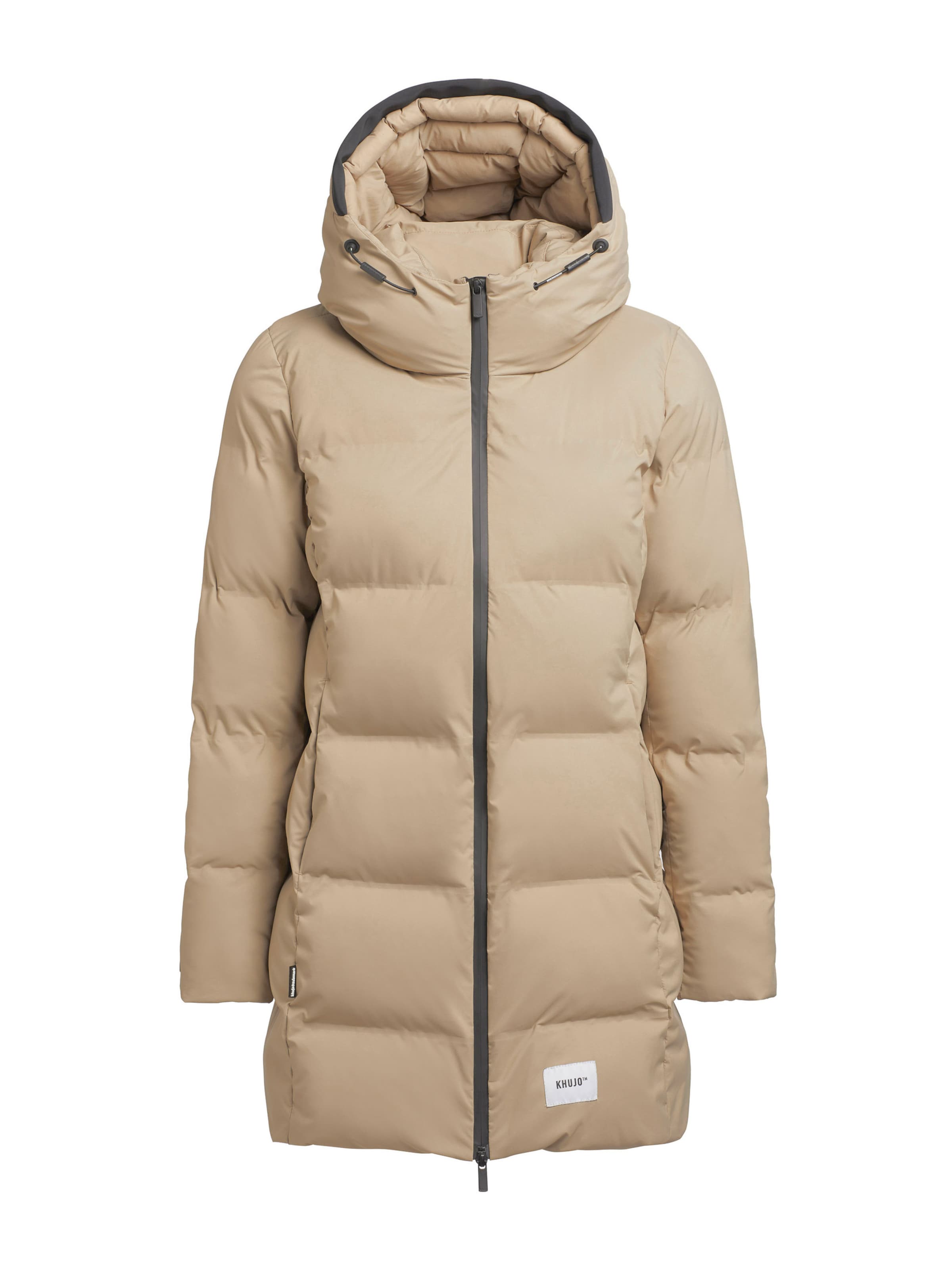 khujo Winterjacke 'TANARE2' in Beige: Vorderseite