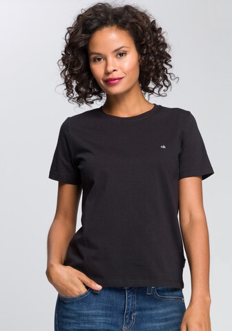 Calvin Klein - Camiseta en negro: frente