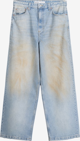 Bershka Loosefit Jeans in Blauw: voorkant