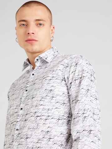 Karl Lagerfeld Slim fit Overhemd in Wit