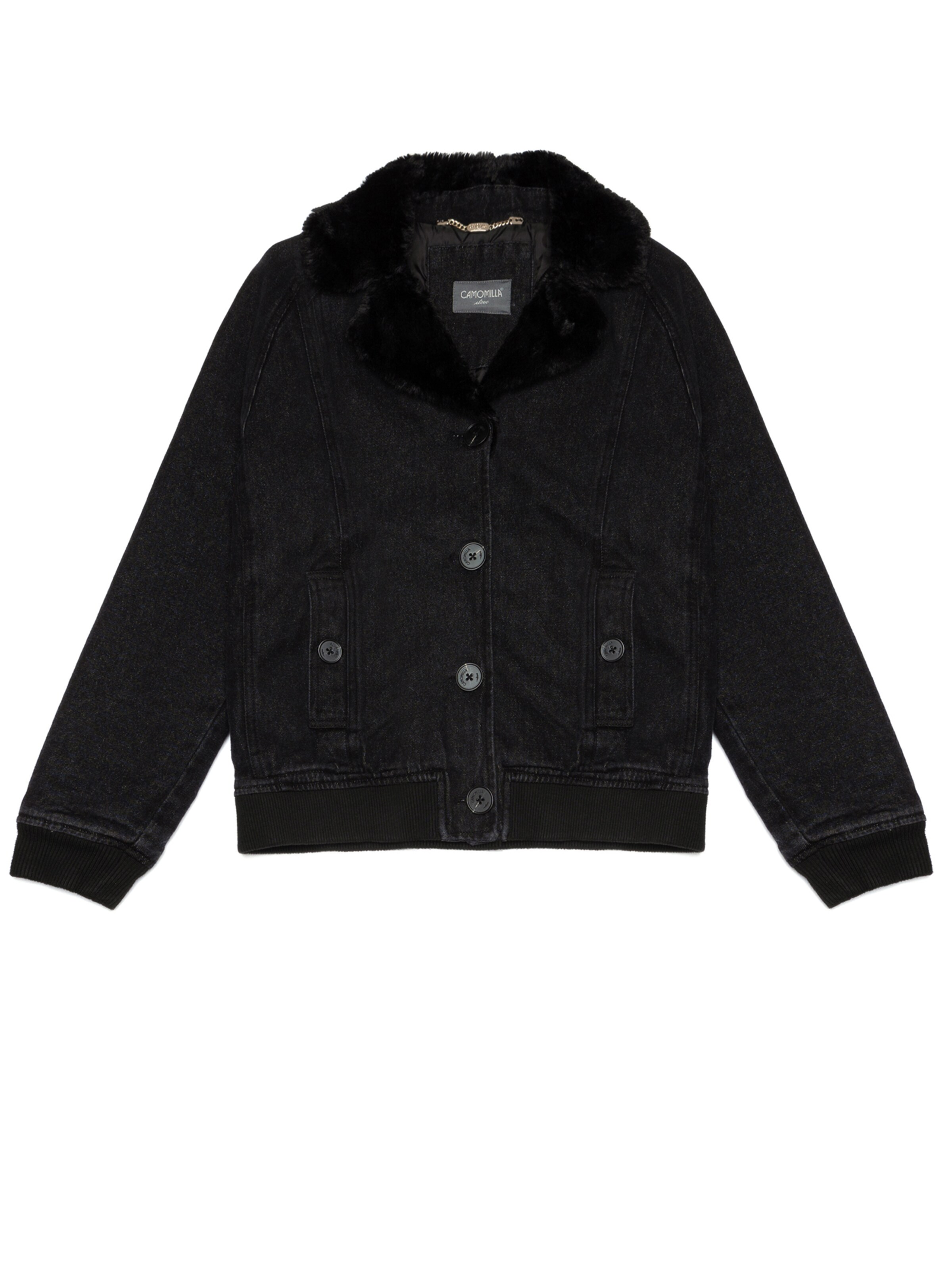 Giacca di mezza stagione 'Gyon' di Camomilla Italia in nero: frontale