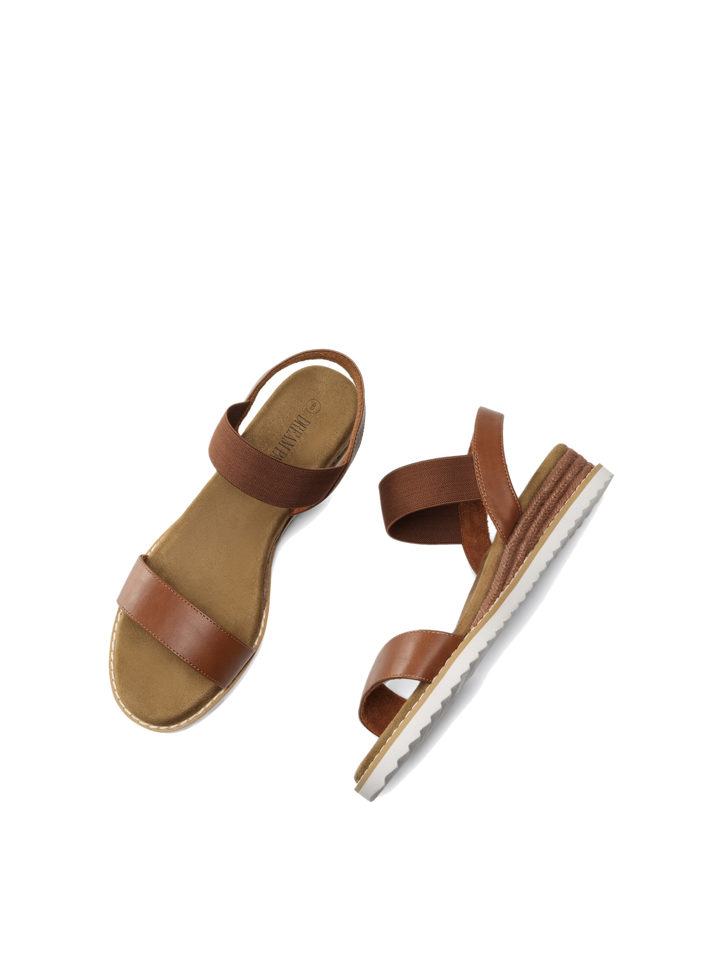 Dream Pairs Sandals in Brown