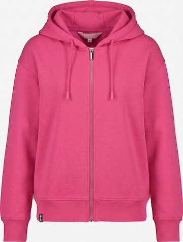 Veste de survêtement 'LivAK A' alife & kickin en rose : devant