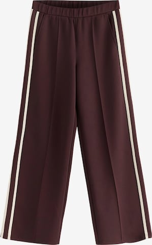 Lindex Wide Leg Housut 'Vega' värissä punainen: etupuoli