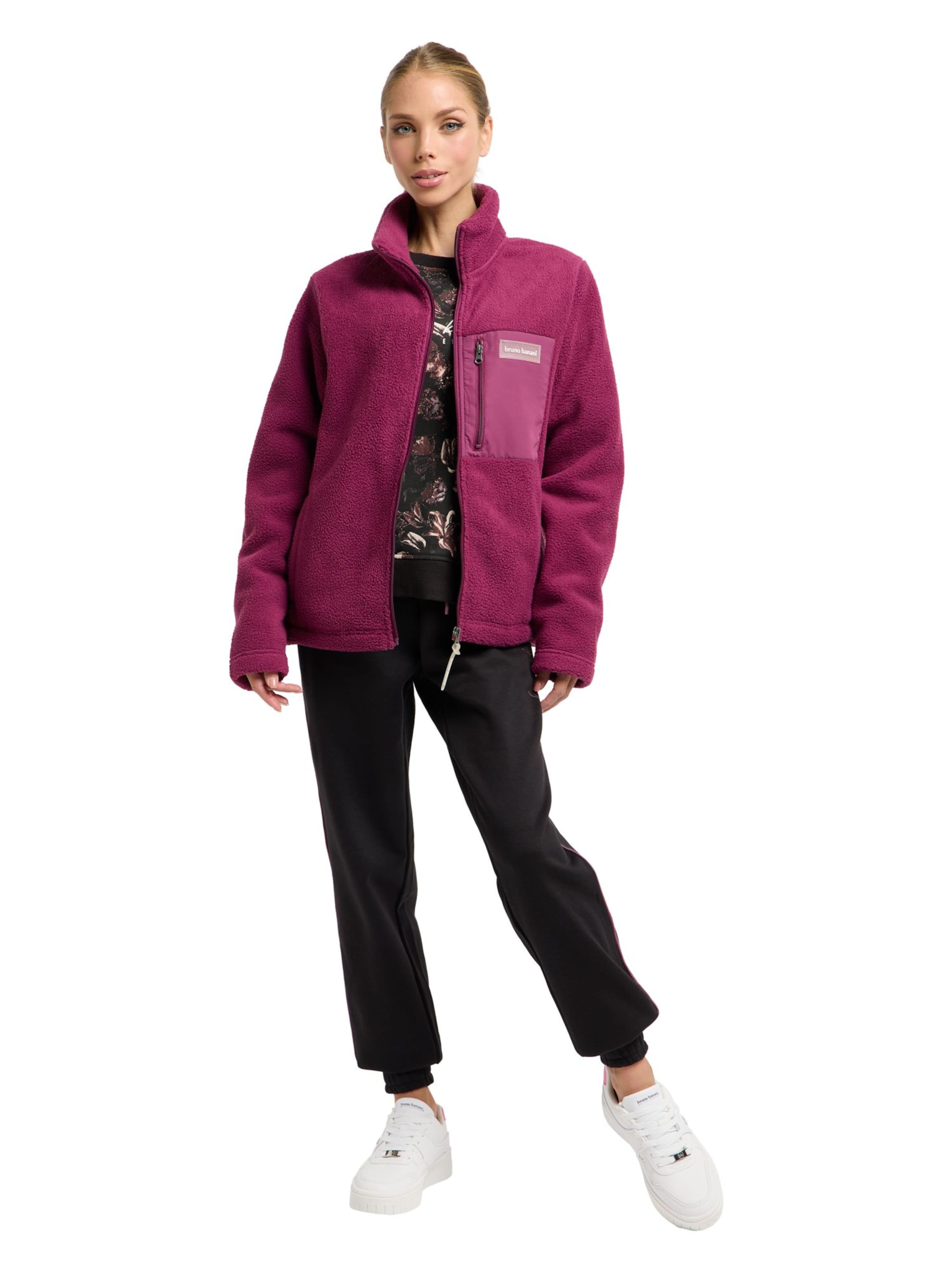 Veste en polaire 'Franklin' Bruno Banani en violet