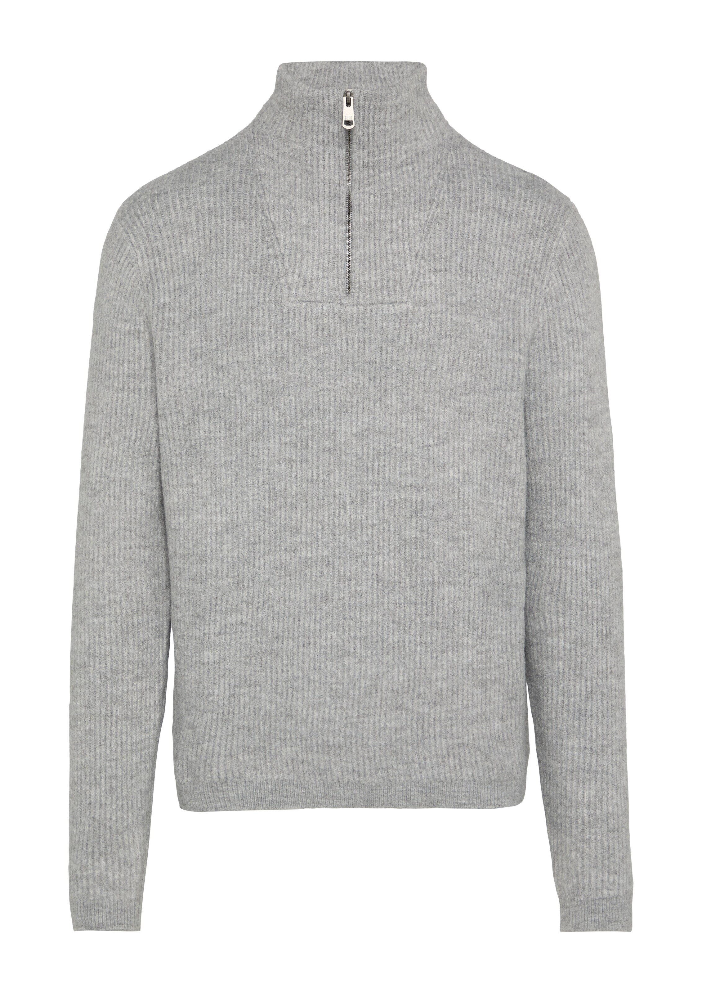 QS Trui in Grijs: voorkant