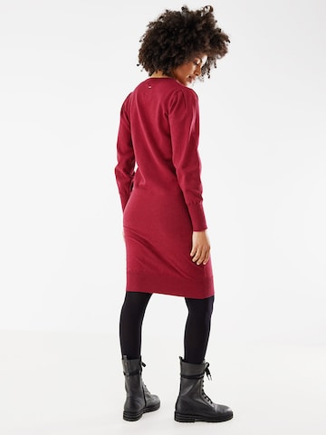MEXX Úpletové šaty – červená