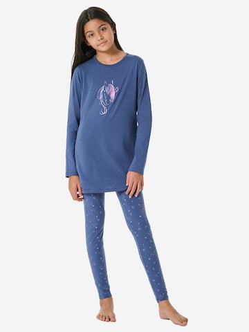 SCHIESSER - Pijama 'Horse World' en azul