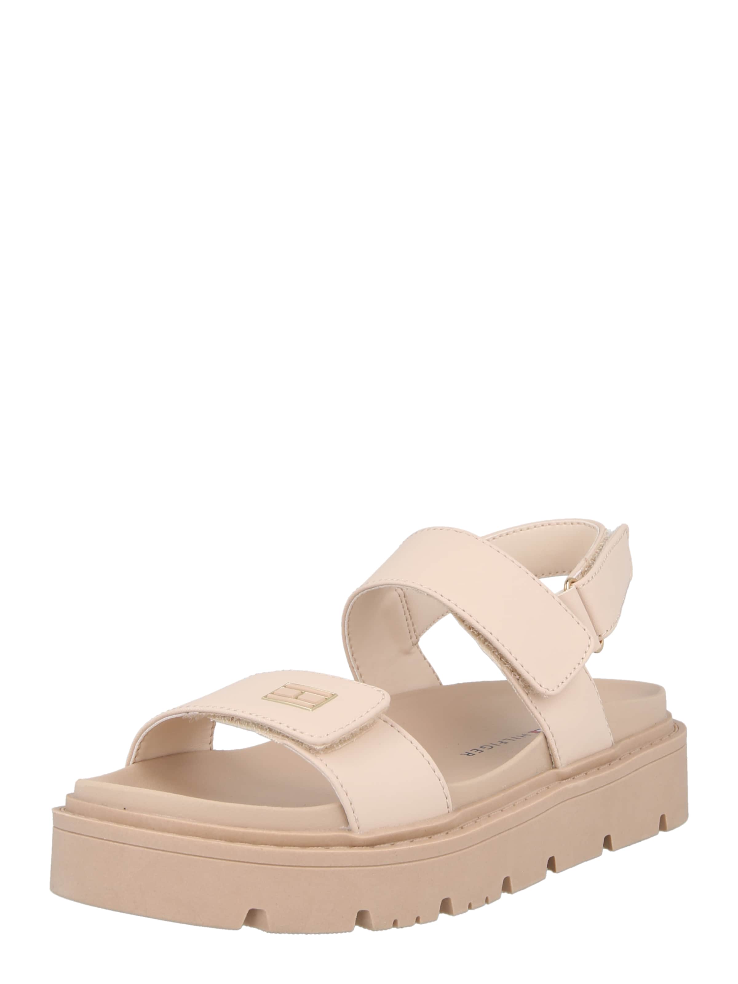 TOMMY HILFIGER Sandali 'CLAIRE' | bež barva: sprednja stran