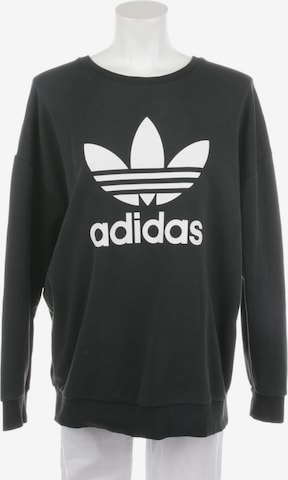 ADIDAS Sweatshirt & Zip-Up Hoodie in XXL in Black: front