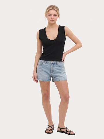 Alexa Dash Bluse in Schwarz