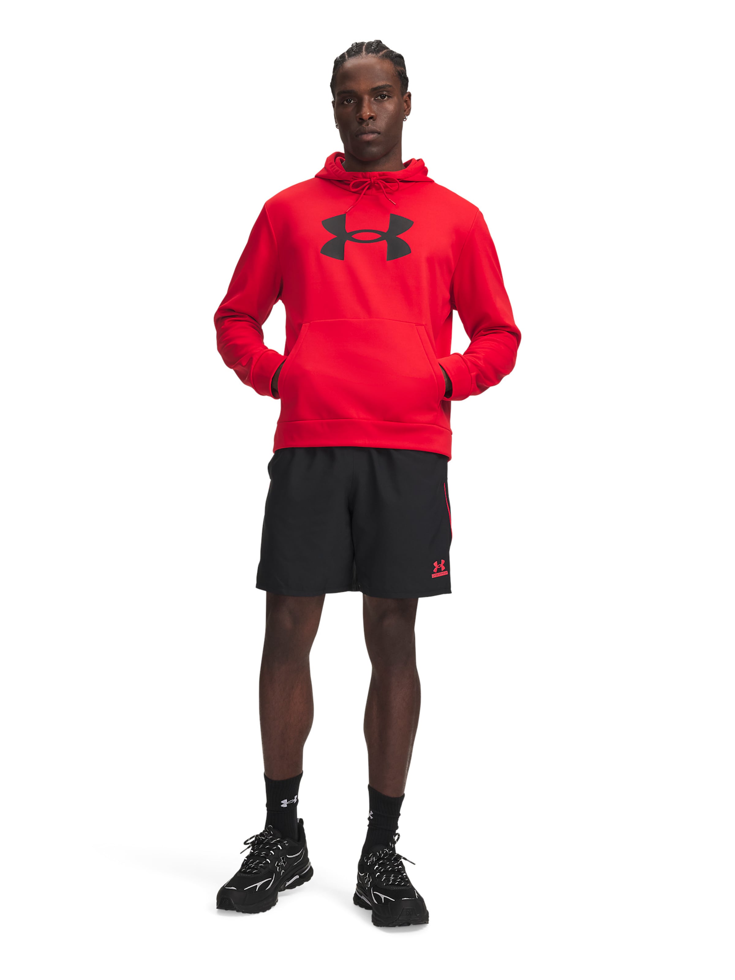 UNDER ARMOUR Regular Sportbroek 'Tech' in Zwart