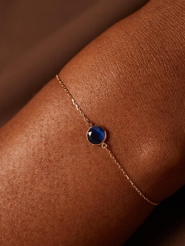 Bracelet 'Geburtsstein' Lucardi en or : devant