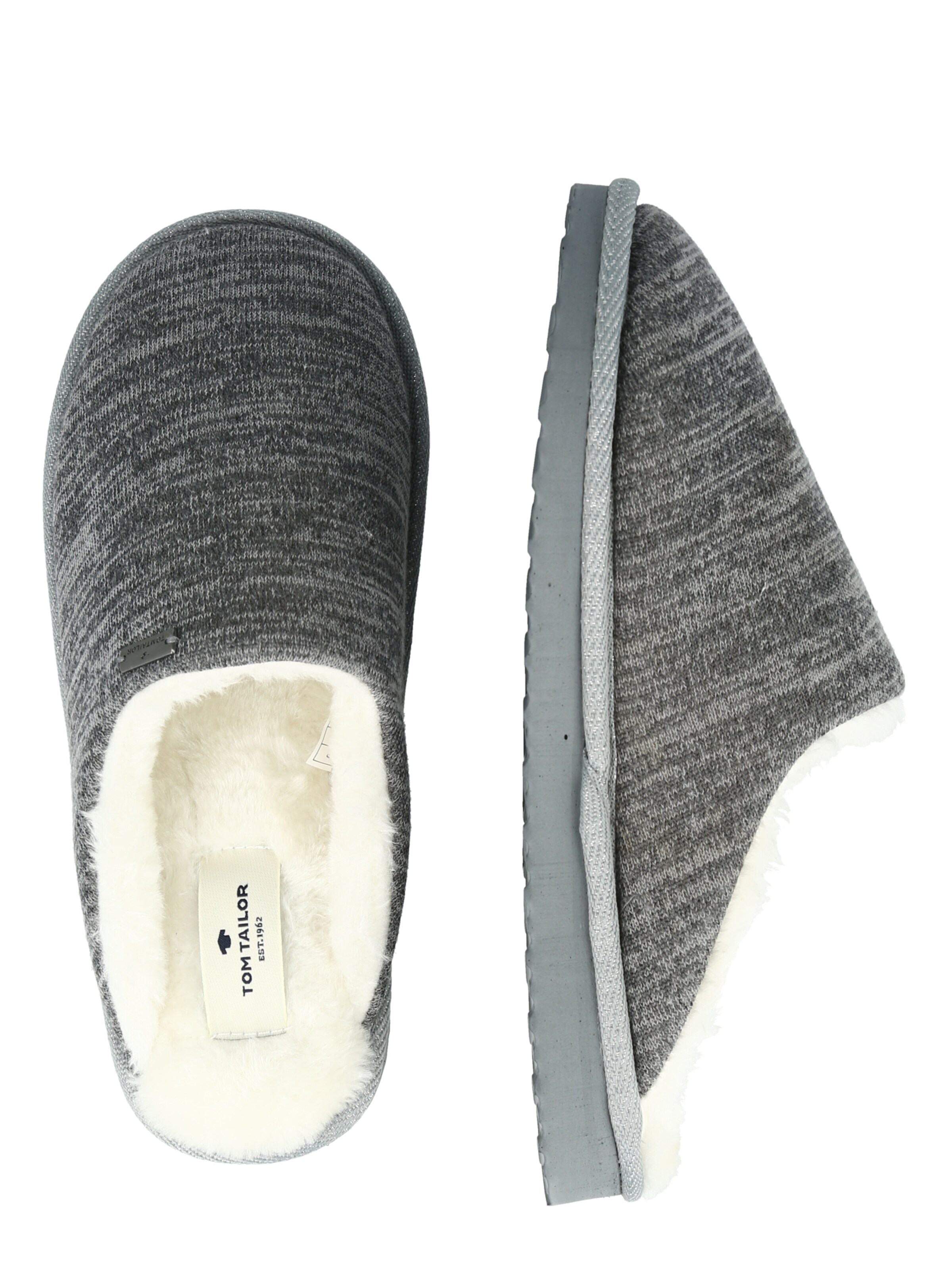 TOM TAILOR Pantofle – šedá