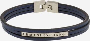 Bracelet 'EXCHANGE' ARMANI EXCHANGE en bleu : devant