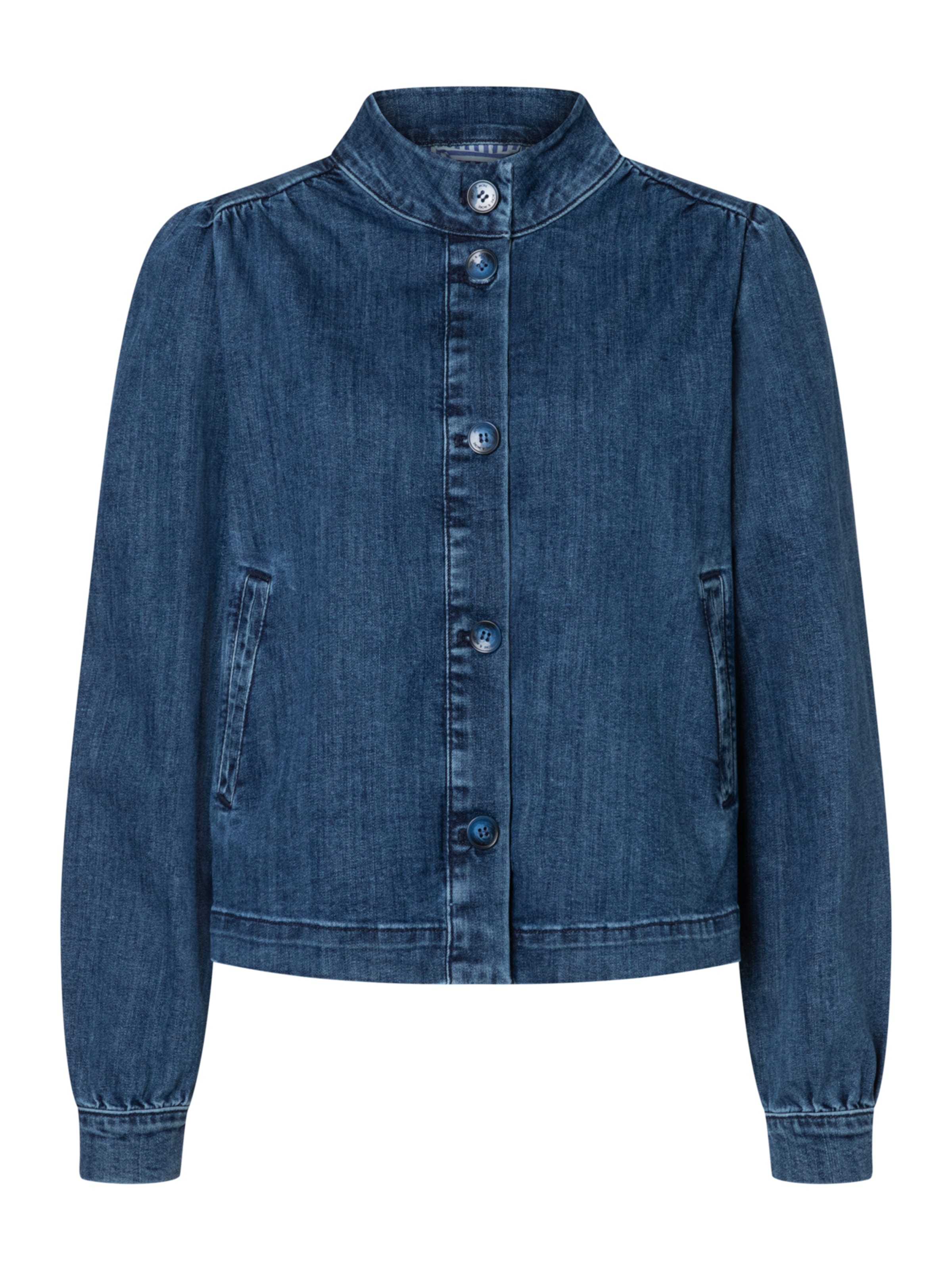 MORE & MORE Between-Season Jacket in Blue: front