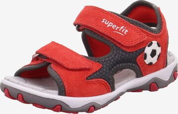 Calzatura aperta ''Mike 3.0' di SUPERFIT in rosso: frontale