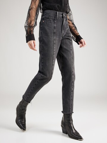 LEVI'S ® Дънки Tapered Leg Дънки 'HW Mom Jean Altered' в черно: отпред