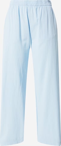 Wide Leg Pantalon 'Naya' Kaffe en bleu : devant