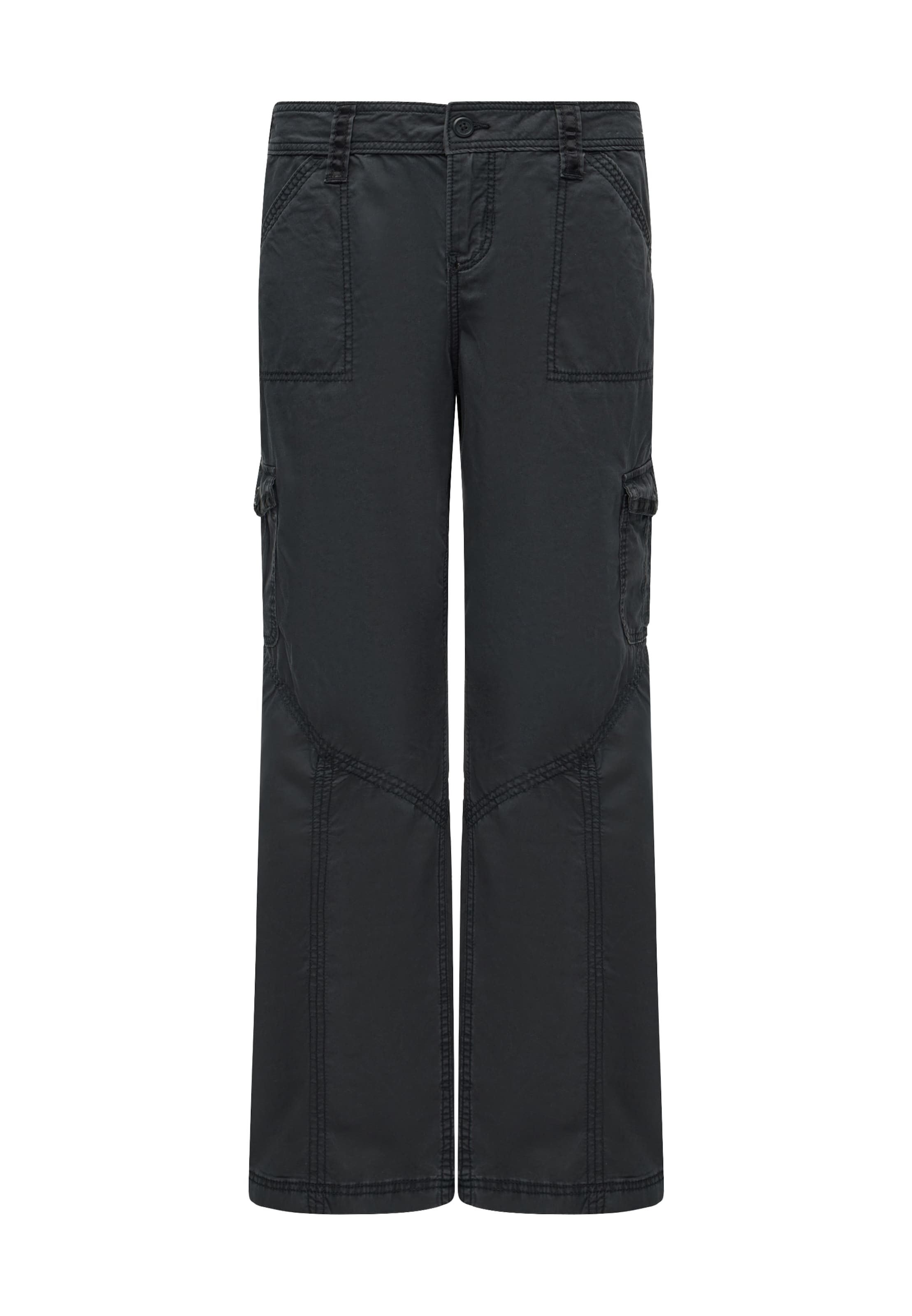 HOLLISTER Baggy Παντελόνι cargo σε γκρι: μπροστά