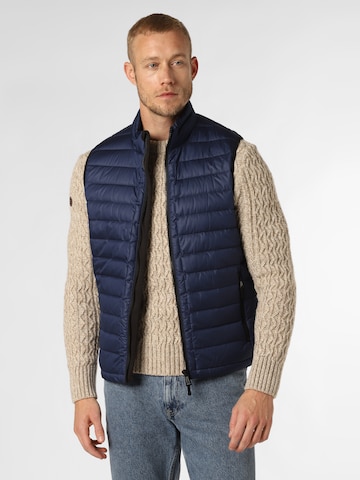 Nils Sundström Bodywarmer in Blauw: voorkant